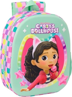 MOTXILA 3D GABBY'S DOLLHOUSE 3D 27X33X10CM