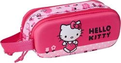 PORTATOT DOBLE 3D HELLO KITTY 3D 21X8X6CM