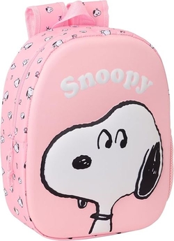 MOCHILA 3D SNOOPY 3D 27X33X10CM