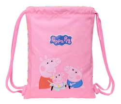 SAC PLANO JUNIOR PEPPA PIG BABY PIG 26X34X1CM