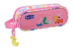 ETUI DOUBLE PEPPA PIG BABY PIG 21X8X6CM