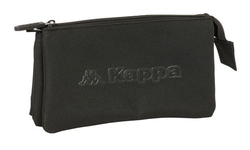 PORTATODO TRIPLE KAPPA BASICS NEGRO 22X12X3CM