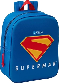MOCHILA PRE-ESCOLAR 3D SUPERMAN 3D 22X27X10CM