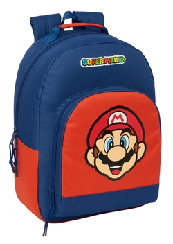 MOCHILA ADAPT.CARRO SUPER MARIO MAMMA MIA 32X42X15CM