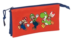 PORTATOT TRIPLE SUPER MARIO MAMMA MIA 22X12X3CM