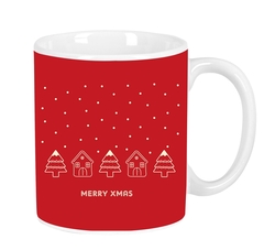 TAZA GRAN CASITAS MERRY XMAS 8X9,5X8CM