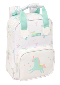 MOTXILA INFANTIL C ASAS PREESCOLAR UNICORNIO 20X28X8CM