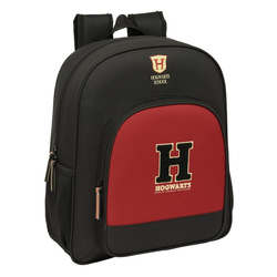 MOCHILA JUNIOR ADAPTABLE A CARRO HARRY POTTER HOGWARTS 32x38x12cm