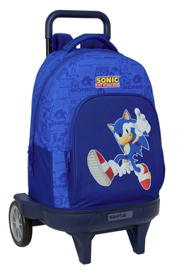 MOCHILA GRANDE CON RUEDAS COMPACT EVOLUTION EXTRAIBLE SONIC 33x45x22cm