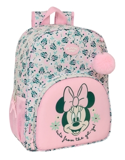 MOCHILA ADAPT.CARRO MINNIE MOUSE MINTY 33X42X14CM