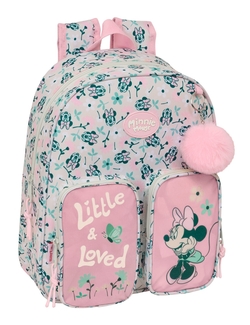 MOTXILA INFANTIL BOLSILLOS AD.CARRO M. MO.MINTY 28X34X10CM