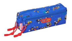 ETUI TRIPLE PEQ. C/GOMA 22CM MICKEY MOUSE 22X8,5X6CM