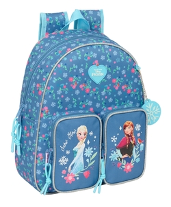 MOCHILA INFANTIL BOLSOS ADAPT.CARRO FROZEN 28X34X10CM