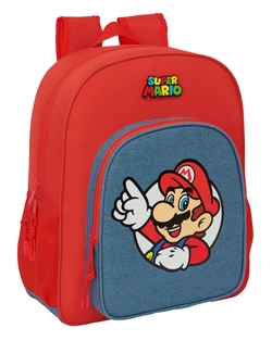 MOTXILA JUNIOR ADAPT.CARRO SUPER MARIO 32X38X12CM