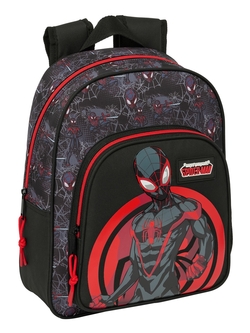 CARTABLE INFANTIL BOL. AD.CARRO MILES MORALES 27X33X10CM