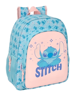 MOCHILA JUNIOR ADAPT.CARRO STITCH OHANA 32X38X12CM