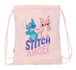 SACO MOCHILA JUNIOR STITCH OHANA 26X34X1CM