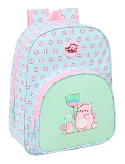 MOCHILA INFANTIL ADAPT.CARRO PEMBE THE PINK CAT 26X34X11CM