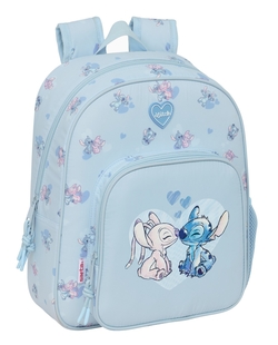 MOCHILA INFANTIL ADAP.CARRO STITCH 28X34X10CM