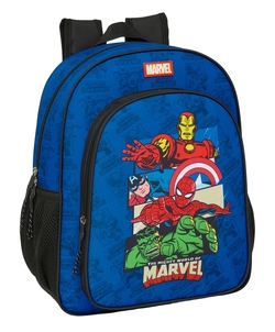 MOCHILA JUNIOR ADAPT.CARRO AVENGERS 32X38X12CM