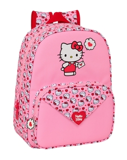 MOCHILA INFANTIL ADAPT.CARRO HELLO KITTY 26X34X11CM