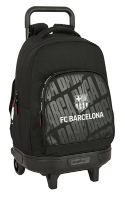 Large backpack with wheels, former FC Barcelona team, 33x45x22cm