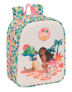 MOCHILA PRE-ESCOLAR ADAPT.CARRO VAIANA 22X27X10CM