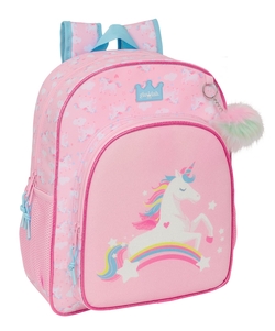 MOCHILA JUNIOR ADAPTABLE CARRO GLOWLAB KIDS 32x38x12cm