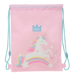 SACO MOCHILA JUNIOR GLOWLAB KIDS 26X34X1CM