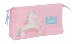 ESTOJO TRIPLO GLOWLAB KIDS 22X12X3CM