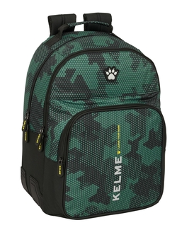 MOCHILA DOBLE ADAPTABLE CARRO KELME CAMO 32x42x15cm