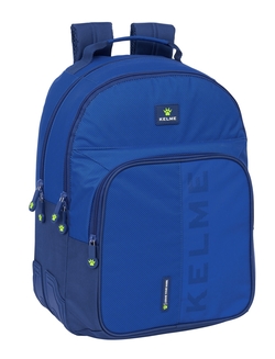 MOTXILA DOBLE ADAPT.CARRO KELME BLUE 32X42X15CM