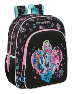 MOTXILA JUNIOR ADAPT.CARRO MONSTER HIGH 32X38X12CM