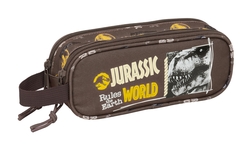 ESTOJO DUPLO JURASSIC WORLD 21X8X6CM