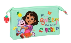 ESTOJO TRIPLO DORA 22X12X3CM