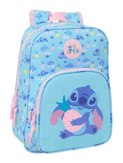 MOCHILA INFANTIL ADAPTABLE A CARRO STITCH WAVES 26x34x11cm
