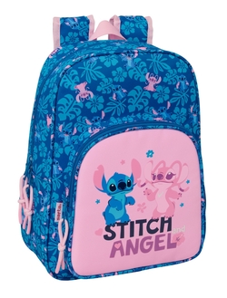 MOTXILA INFANTIL ADAPT.CARRO STITCH LIO 26X34X11CM