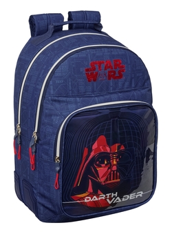 MOCHILA DOBLE ADAPTABLE A CARRO STAR WARS 32x42x15cm