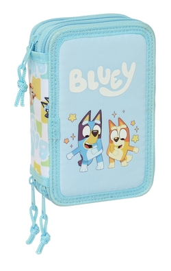 PLUMIER TRIPLE 37 PIEZAS BLUEY READY 12,5x19,5x5,5cm