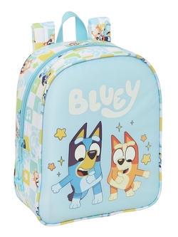 MOCHILA PRE-ESCOLAR ADAPT.CARRO BLUEY READY 22X27X10CM