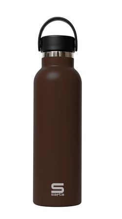 EXT. THERMO BOTTLE GUM 600ML SAFTA CHOCOLATE 25X7.3X7.3CM