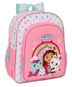 MOTXILA JUNIOR ADAPT.CARRO GABBY'S DOLLHOUSE 32X38X12CM