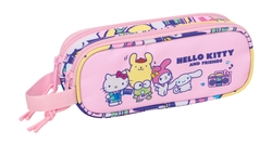 PORTATODO DOBLE HELLO KITTY & FRIENDS 21x8x6cm