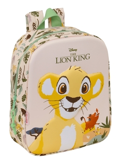 MOCHILA GUARDERIA 3D EL REY LEON 22x27x10cm