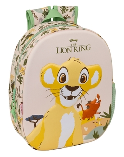 MOCHILA 3D EL REY LEON 27x33x10cm