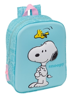 MOCHILA GUARDERIA 3D SNOOPY 22x27x10cm