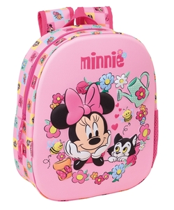 MOCHILA 3D MINNIE MOUSE 27X33X10CM