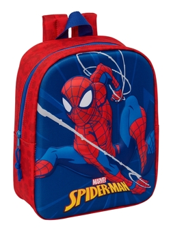 MOCHILA PRE-ESCOLAR 3D SPIDER-MAN 22X27X10CM