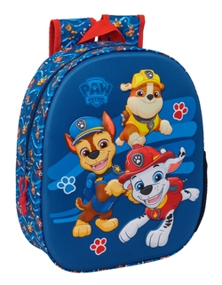 CARTABLE 3D PAW PATROL 27X33X10CM