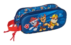 PORTATODO DOBLE 3D PAW PATROL 21x8x6cm